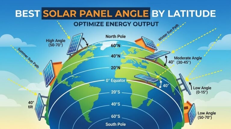 Best Solar Panel Angle by Latitude: A Complete Guide for Maximum Energy Production 2 Best Solar Panel Angle by Latitude: A Complete Guide for Maximum Energy Production