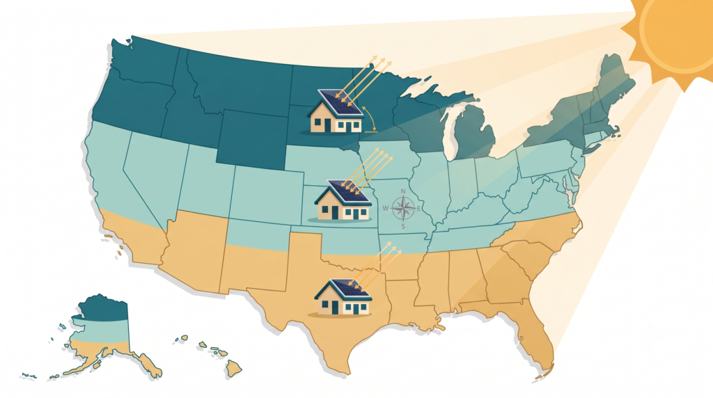 Solar Panel Angle by State All 50 States Tilt Chart