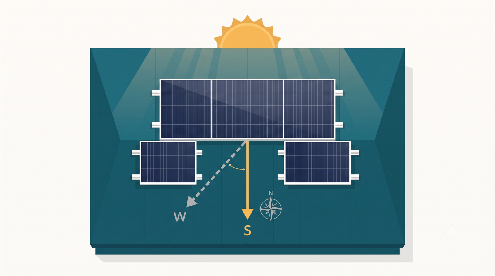 Solar Panel Direction True South vs Magnetic South Guide scaled
